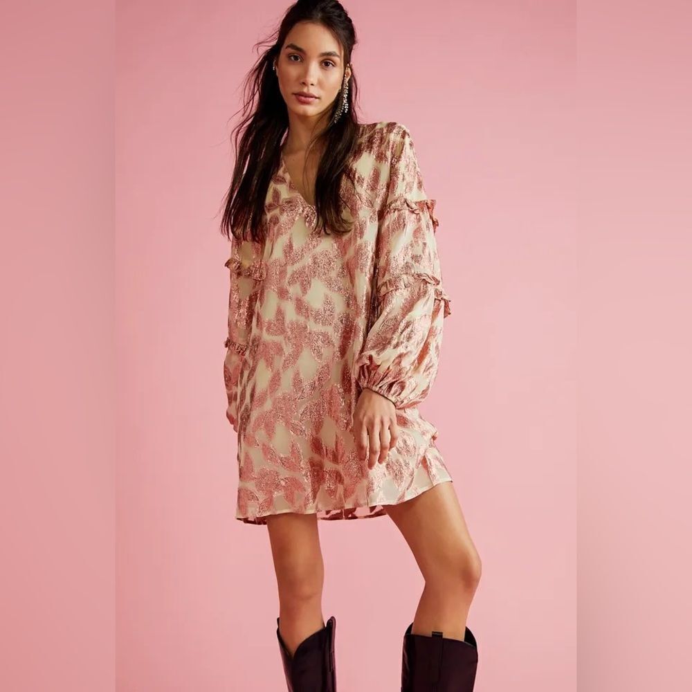 Free People Pink Mini Dress